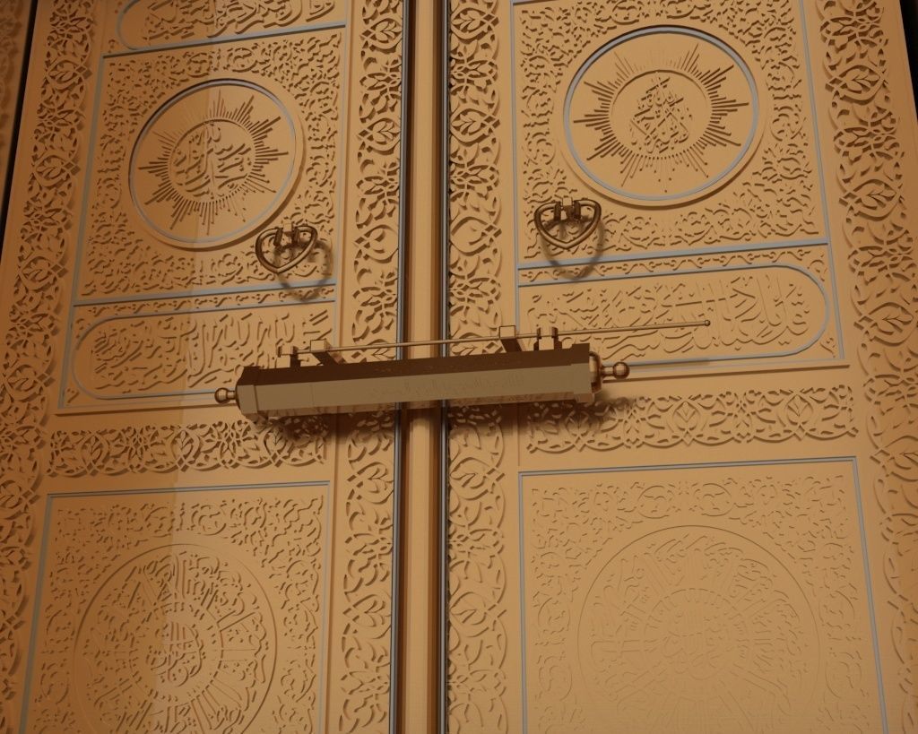 Muslims Kaaba Low-poly 3D model 3D model_12