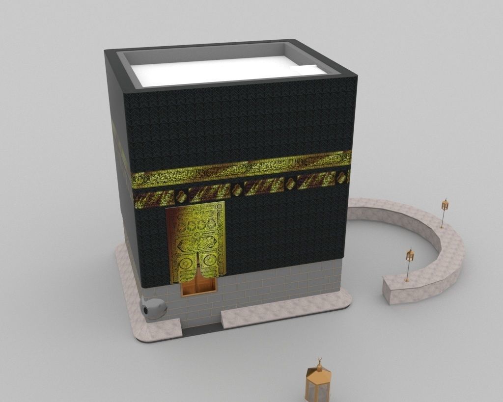 Muslims Kaaba Low-poly 3D model 3D model_4