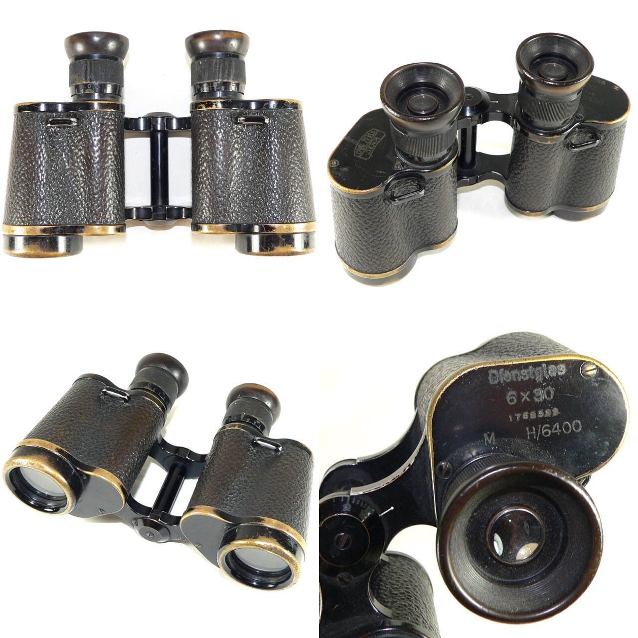 WWII Binoculars Low-poly 3D model_7