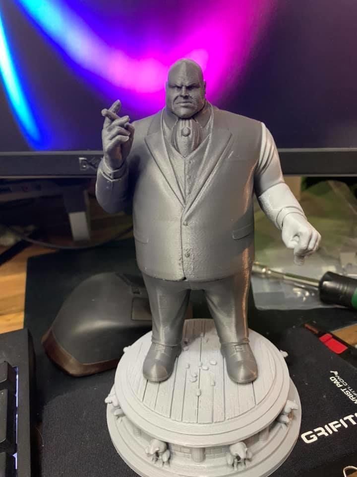 Kingpin classic 3d print STL Spiderman punisher marvel villian 3D print model_8