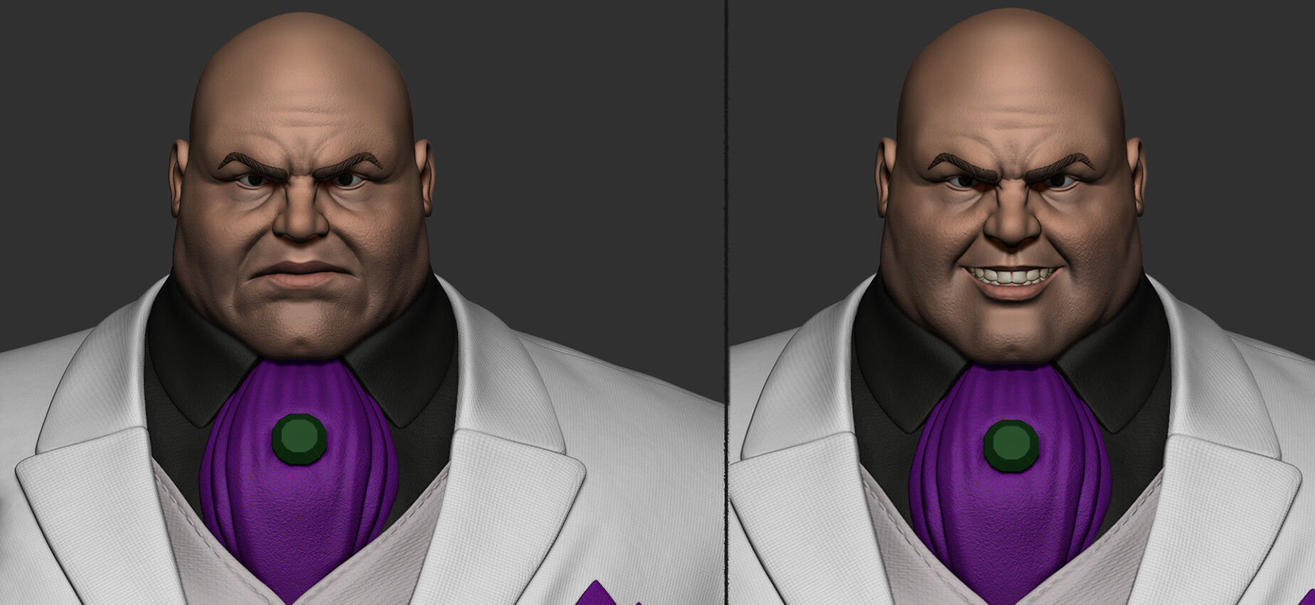 Kingpin classic 3d print STL Spiderman punisher marvel villian 3D print model_7