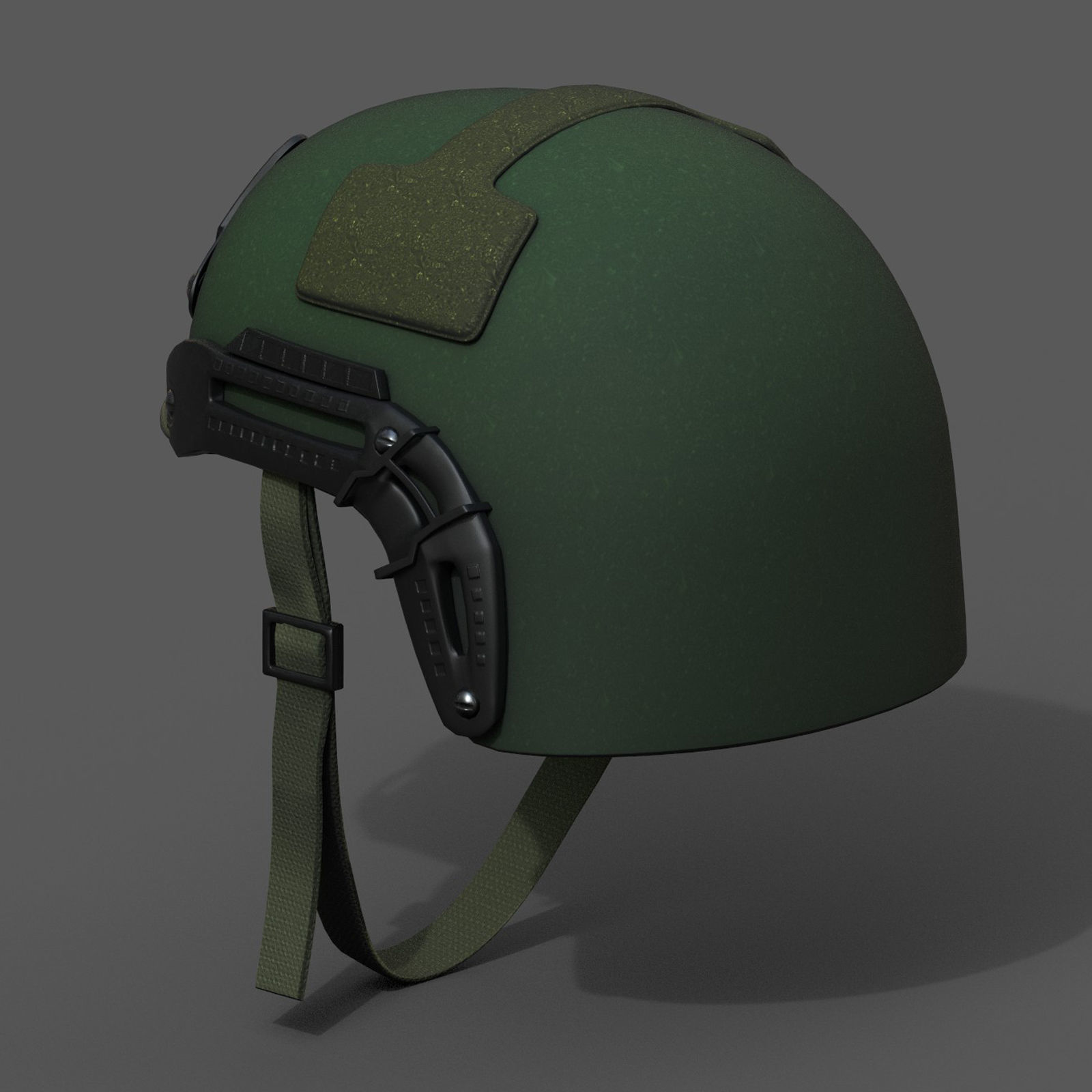 Helmet military combat fantasy futuristic Low-poly 3D model_6