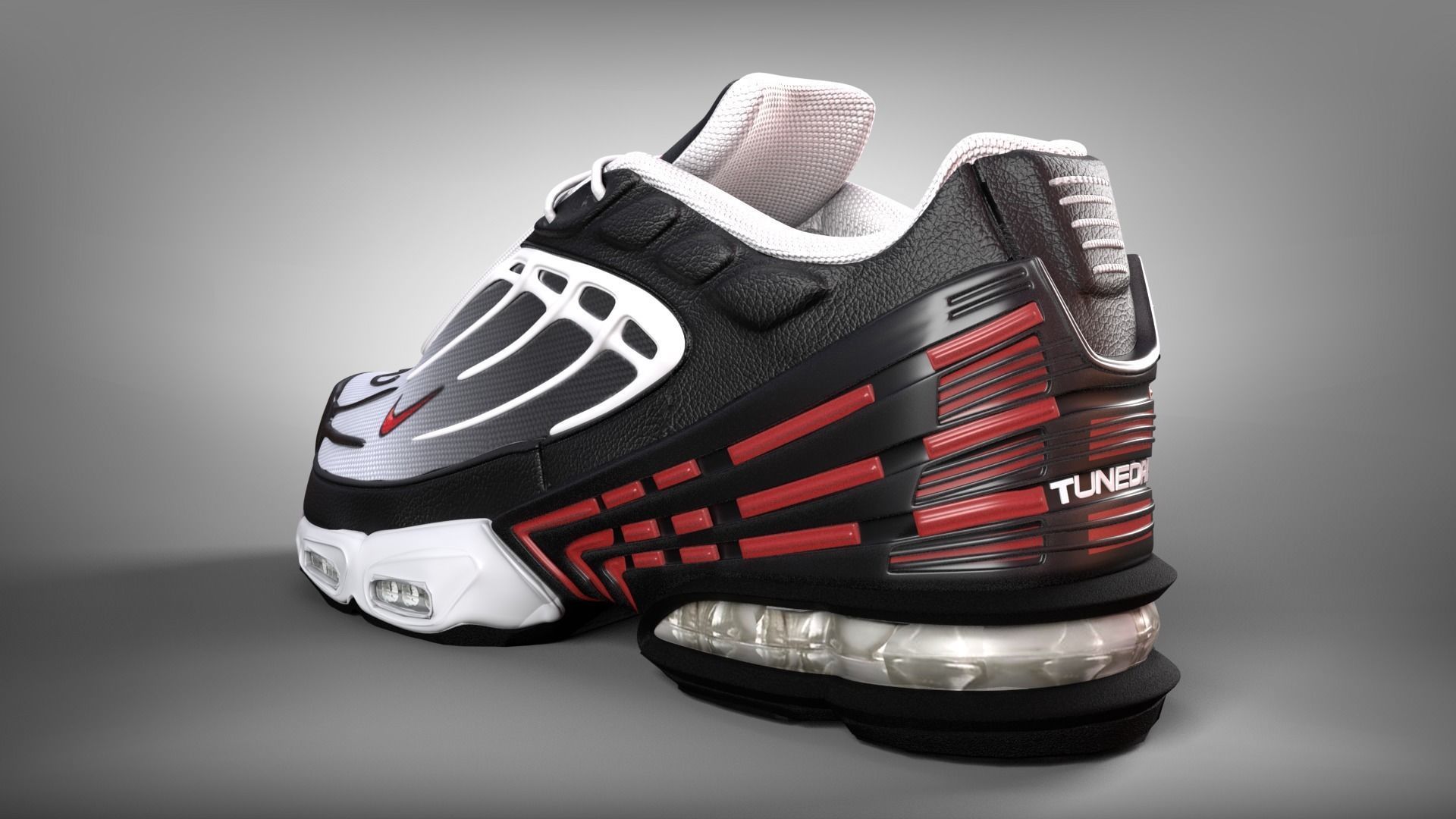 game ready Nike air Tuned3 Low-poly 3D model_3