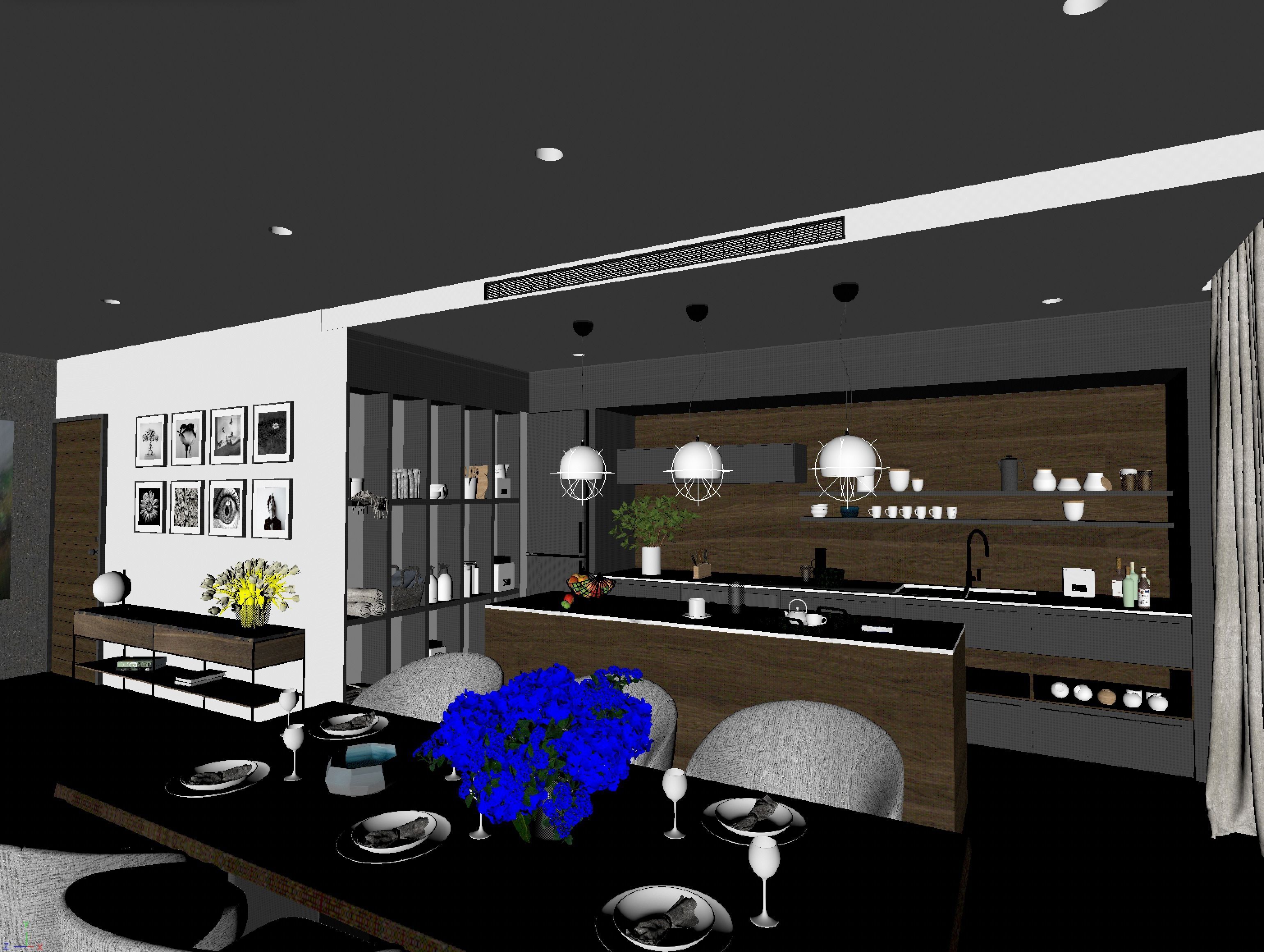 Apartment Interior 3D model_4
