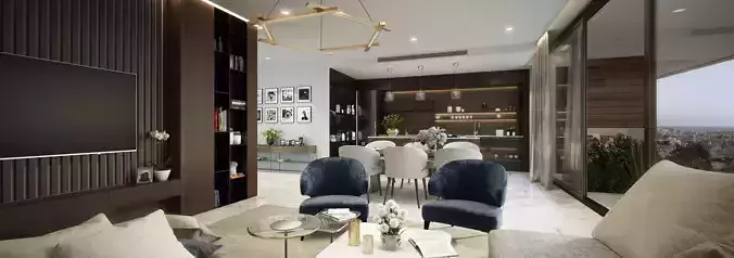 Apartment Interior 3D model