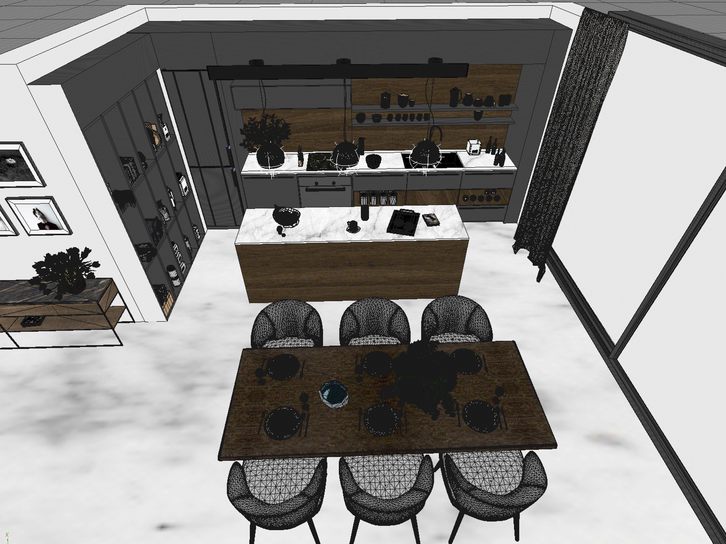 Apartment Interior 3D model_6