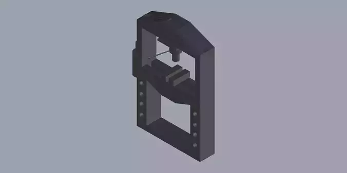 Hydraulic Press Machine 3D model