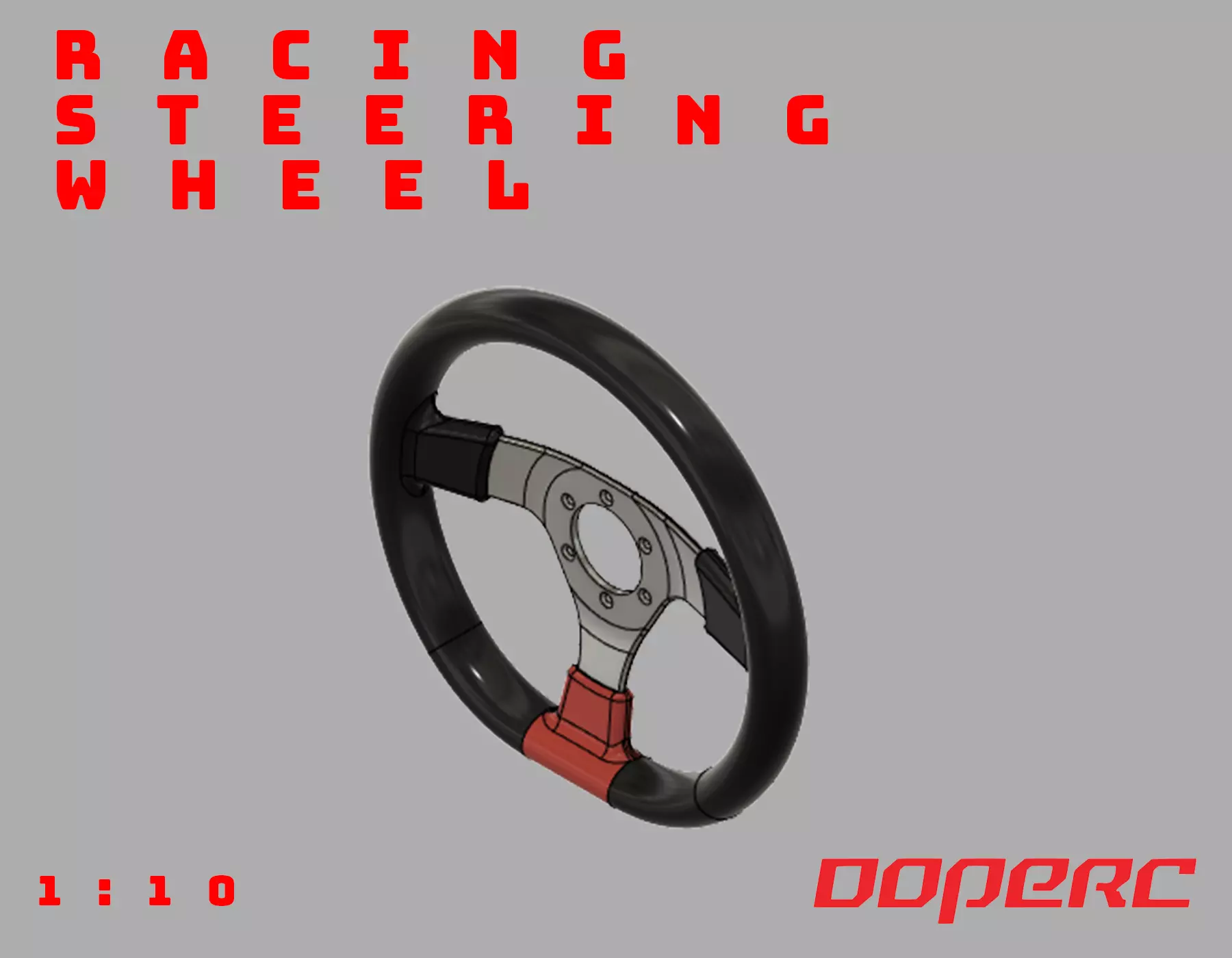 1to10 RC Sparco Racing Wheel 3D print model_0