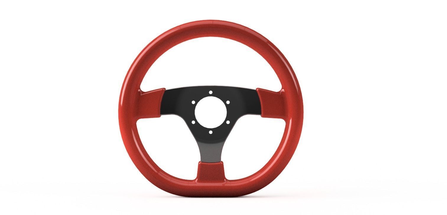 1to10 RC Sparco Racing Wheel 3D print model_4