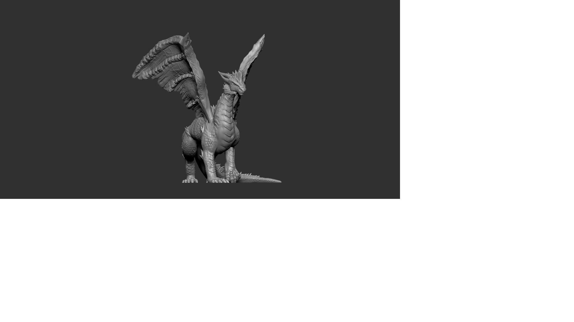 Dragon 3D model_1