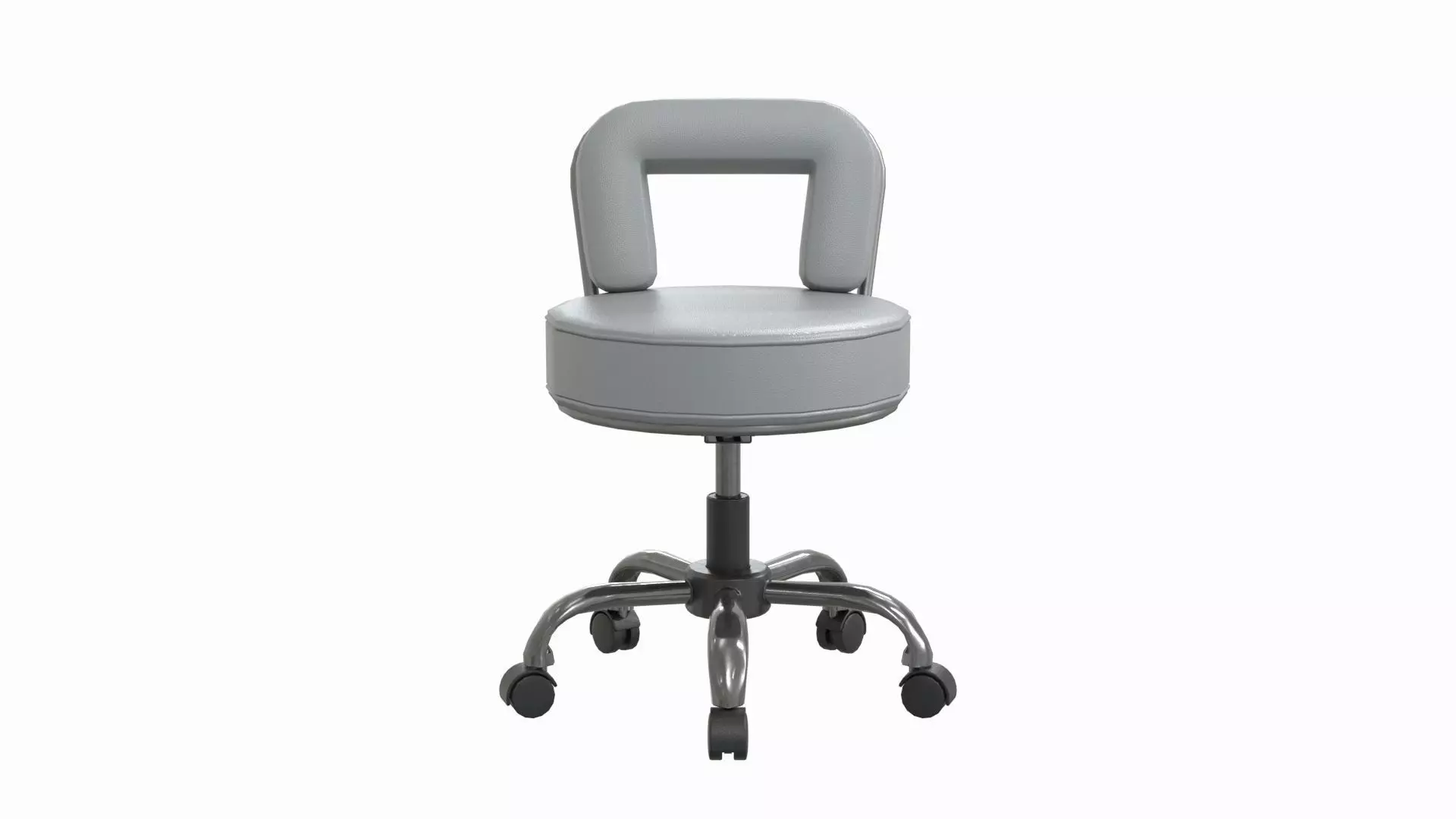 salon chair Low-poly 3D model_0