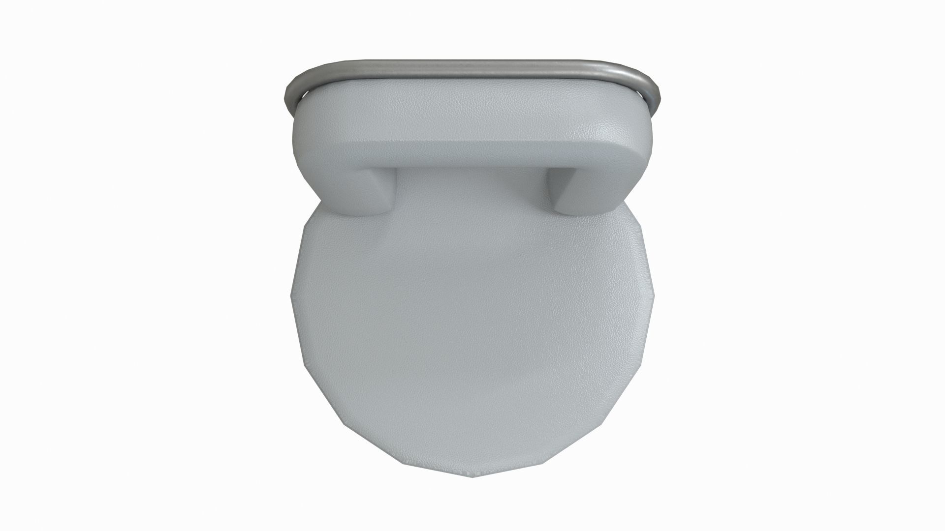 salon chair Low-poly 3D model_3