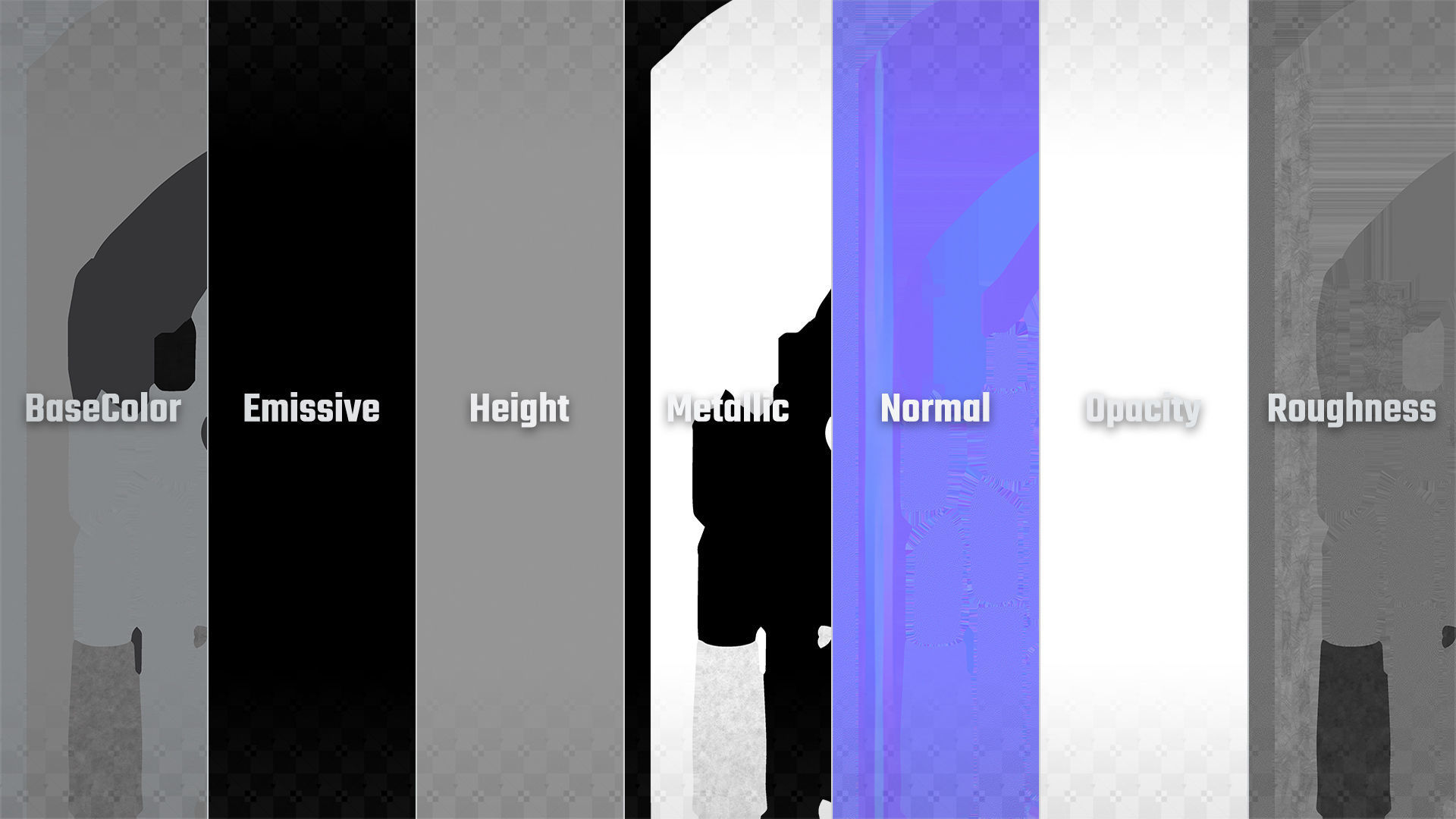 salon chair Low-poly 3D model_6