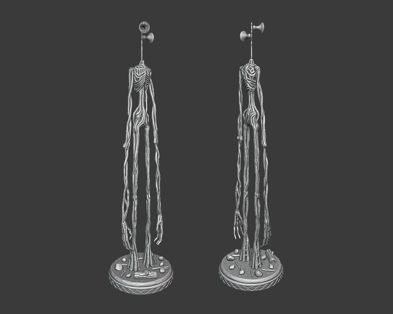 Siren Head SCP 3D model_5