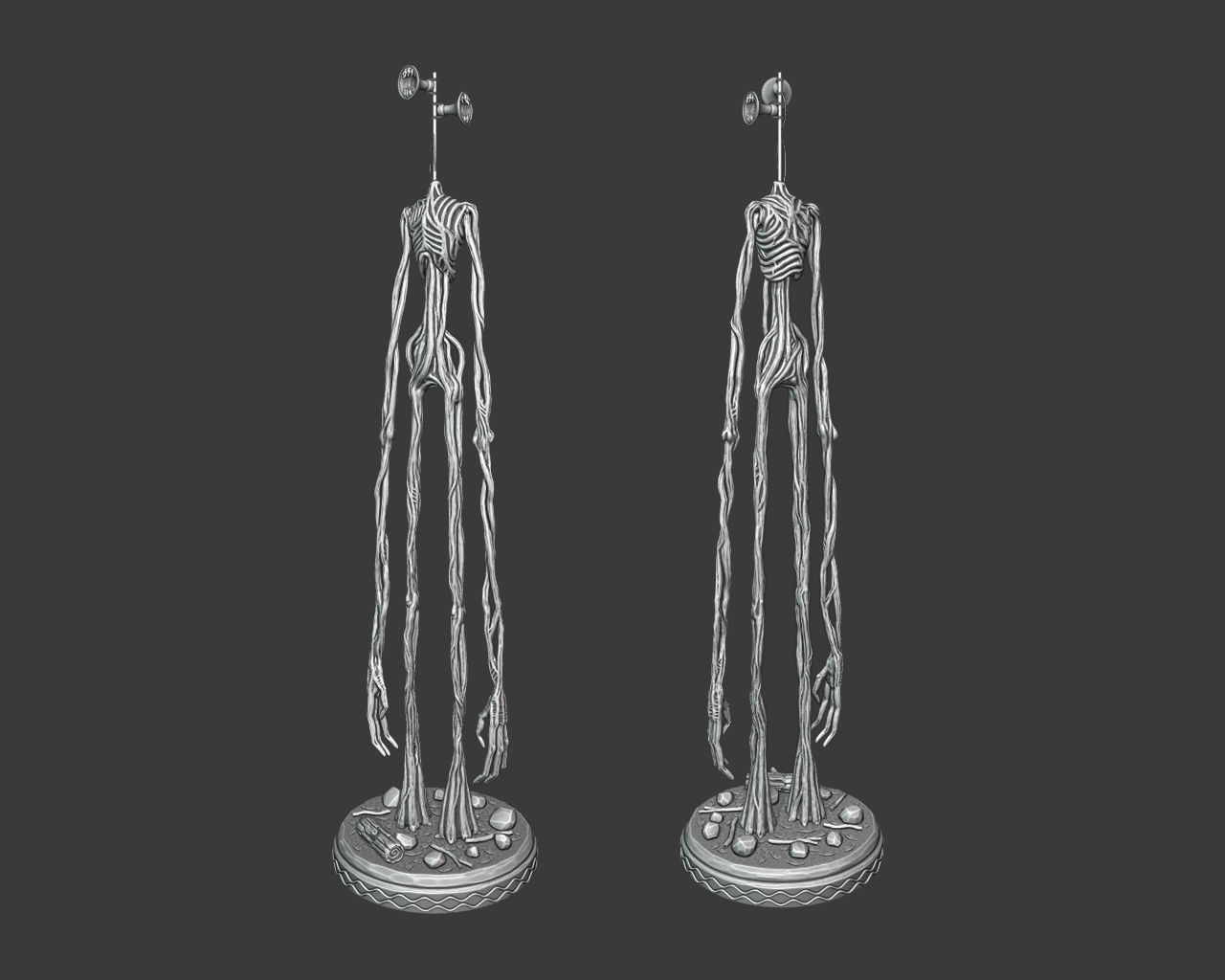 Siren Head SCP 3D model_4