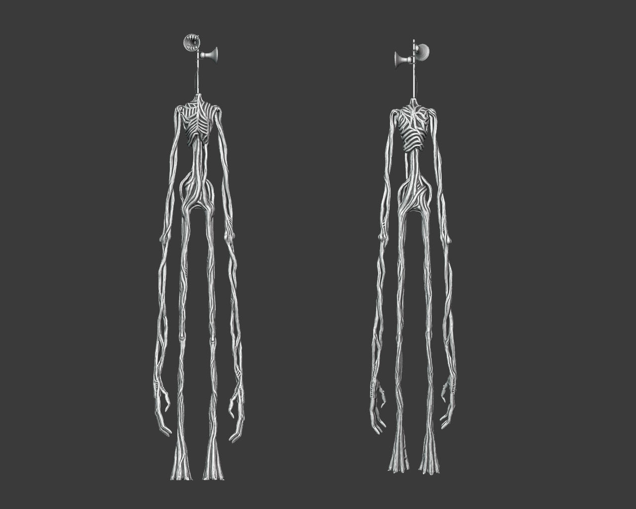 Siren Head SCP 3D model_2