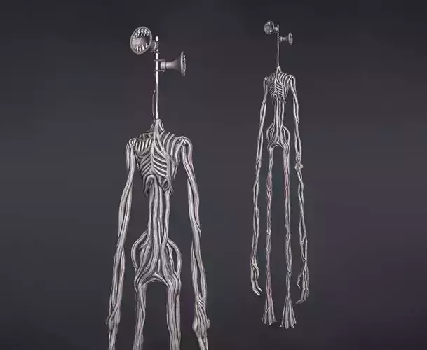 Siren Head SCP 3D model