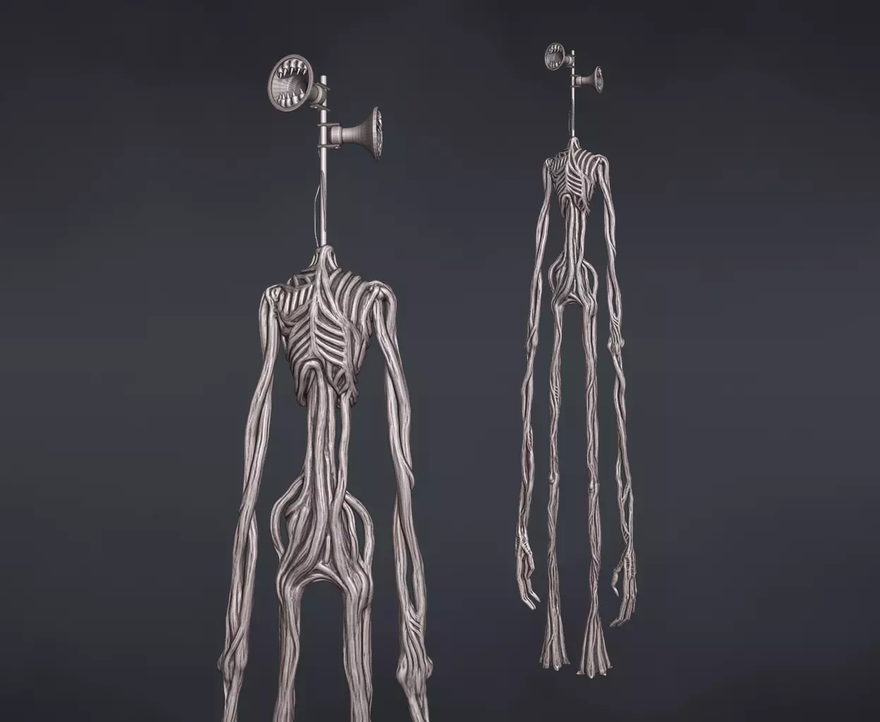 Siren Head SCP 3D model_0