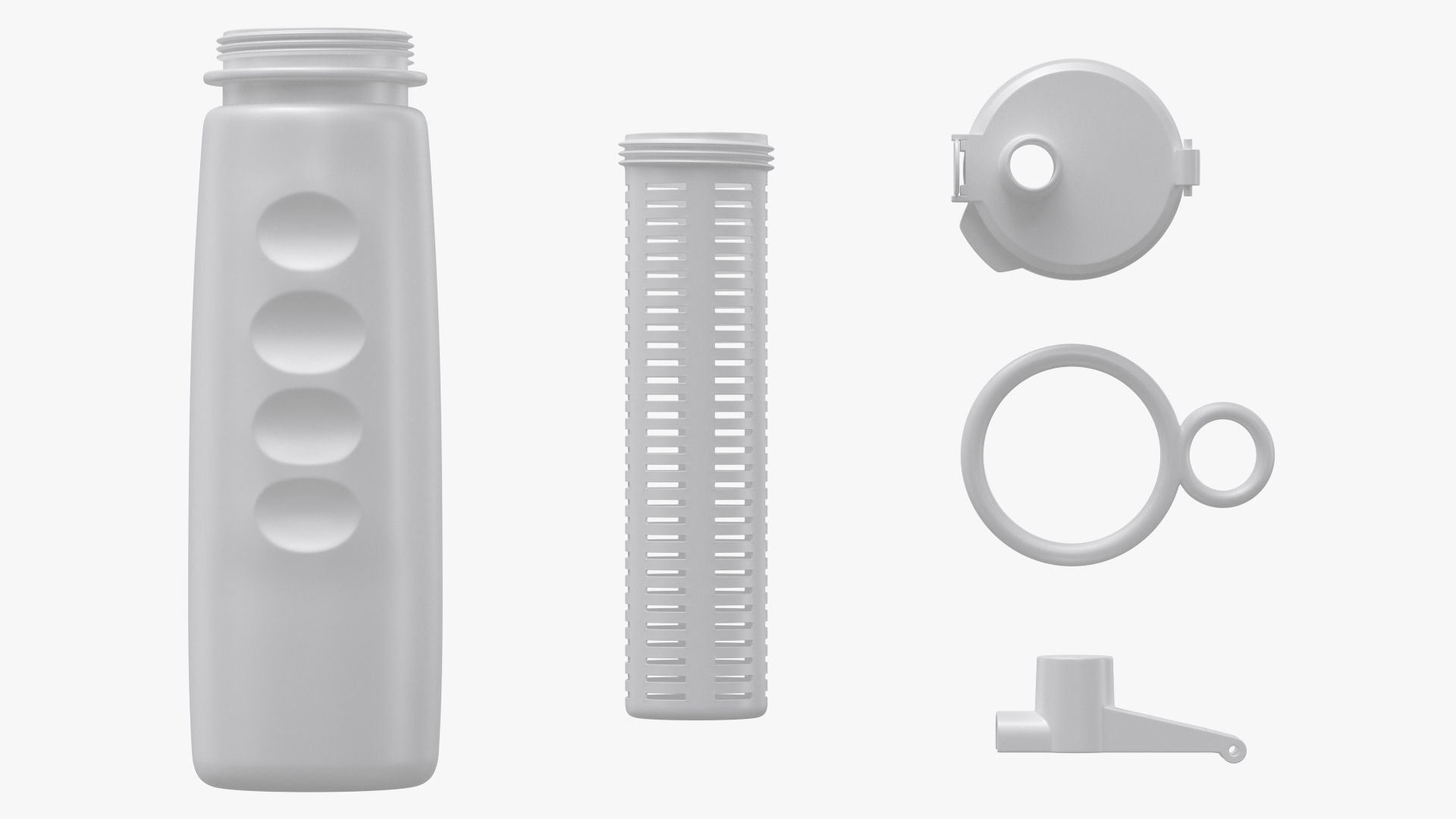 water bottle 3D model_6