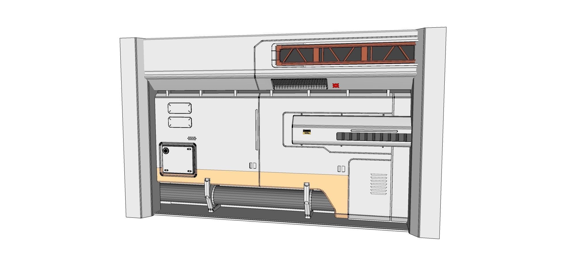 sci-fi Architecture kitbash 19 3D model_20
