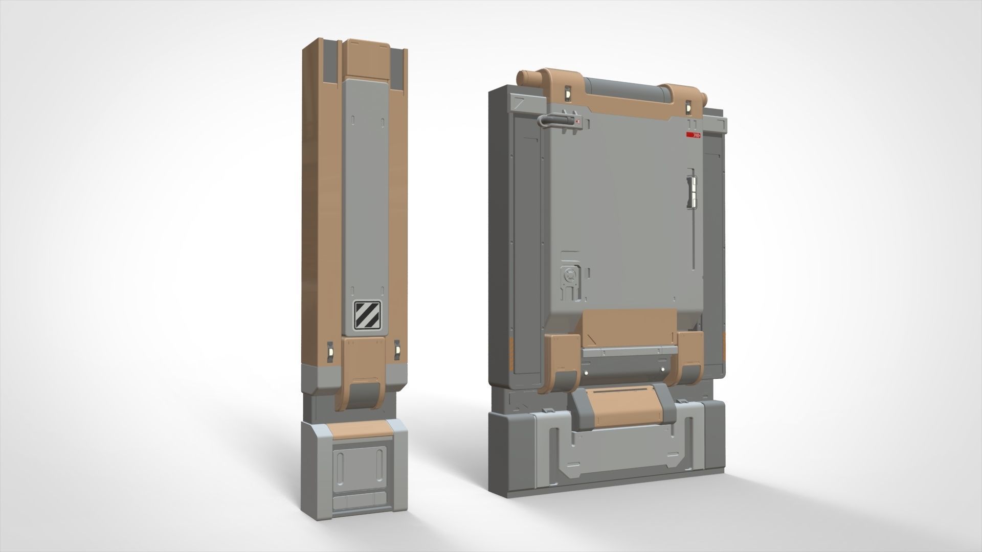 sci-fi Architecture kitbash 19 3D model_5