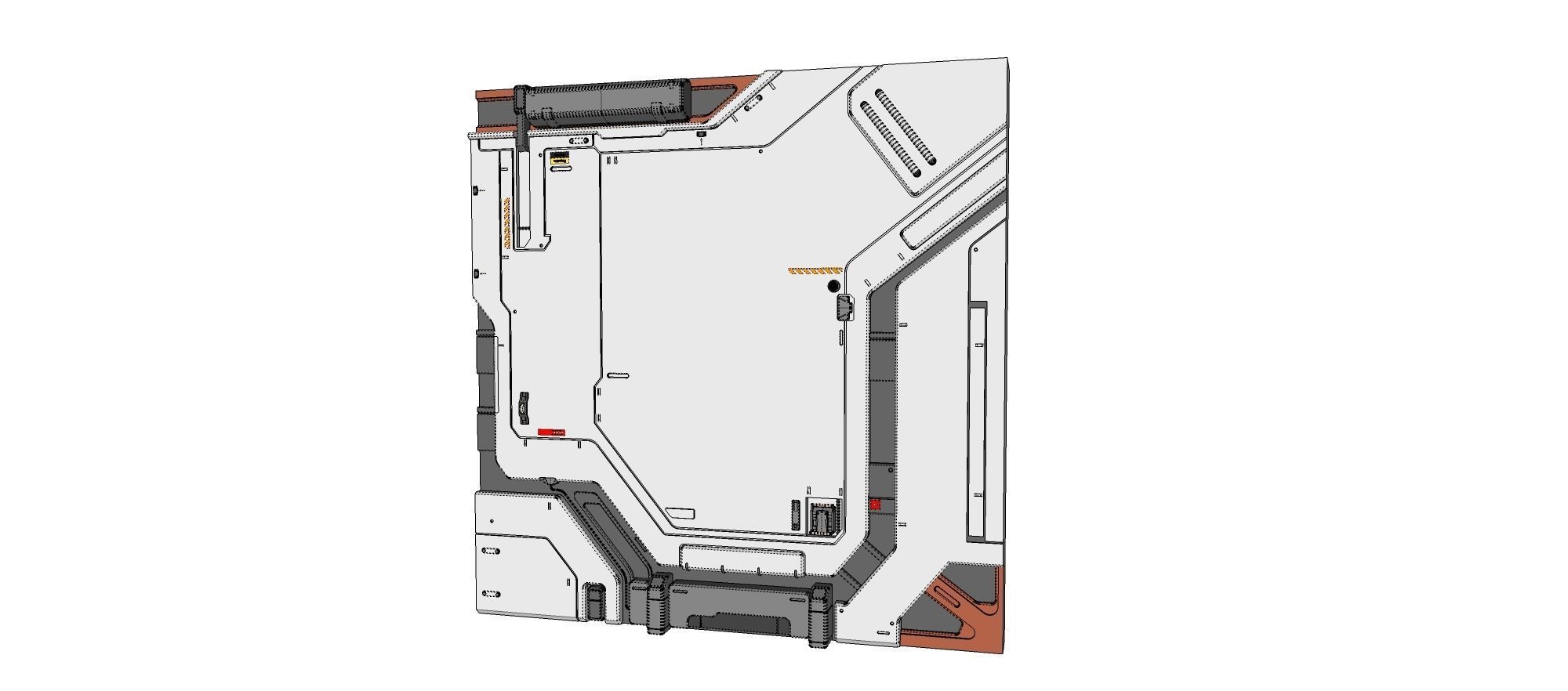 sci-fi Architecture kitbash 19 3D model_15