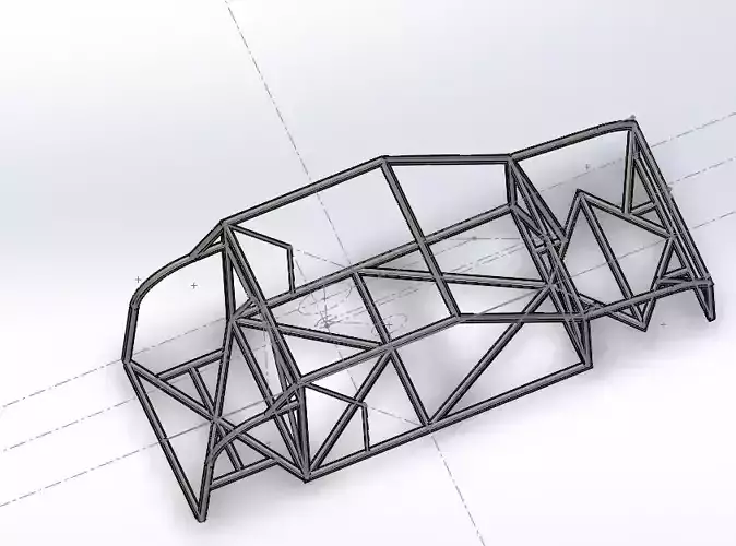 chassis of a car 