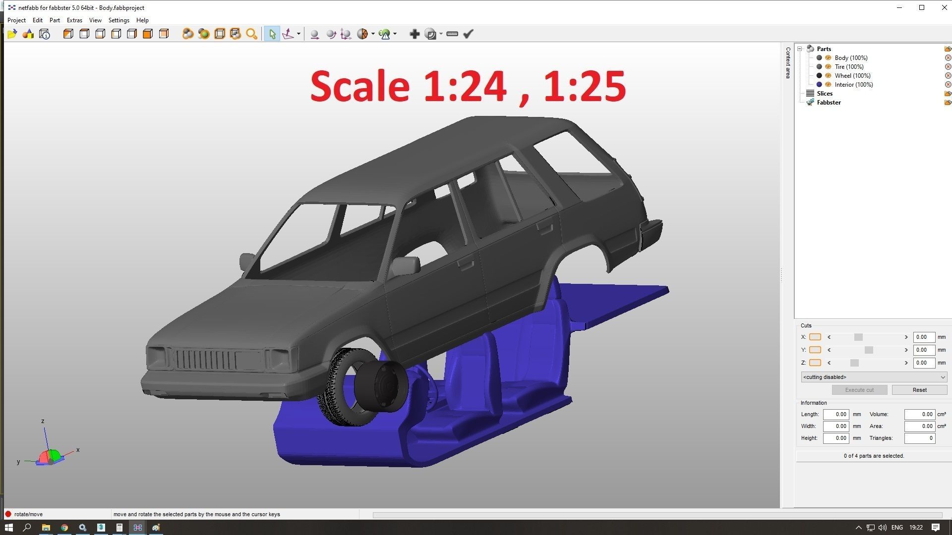 Toyota Tercel 4wd 1986 Body For Print 3D print model_9
