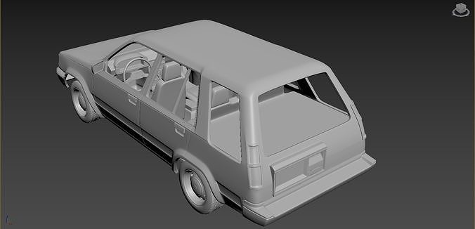 Toyota Tercel 4wd 1986  Body For Print 3D print model 4