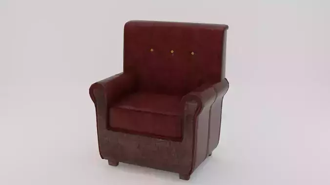 Armchair leather chair