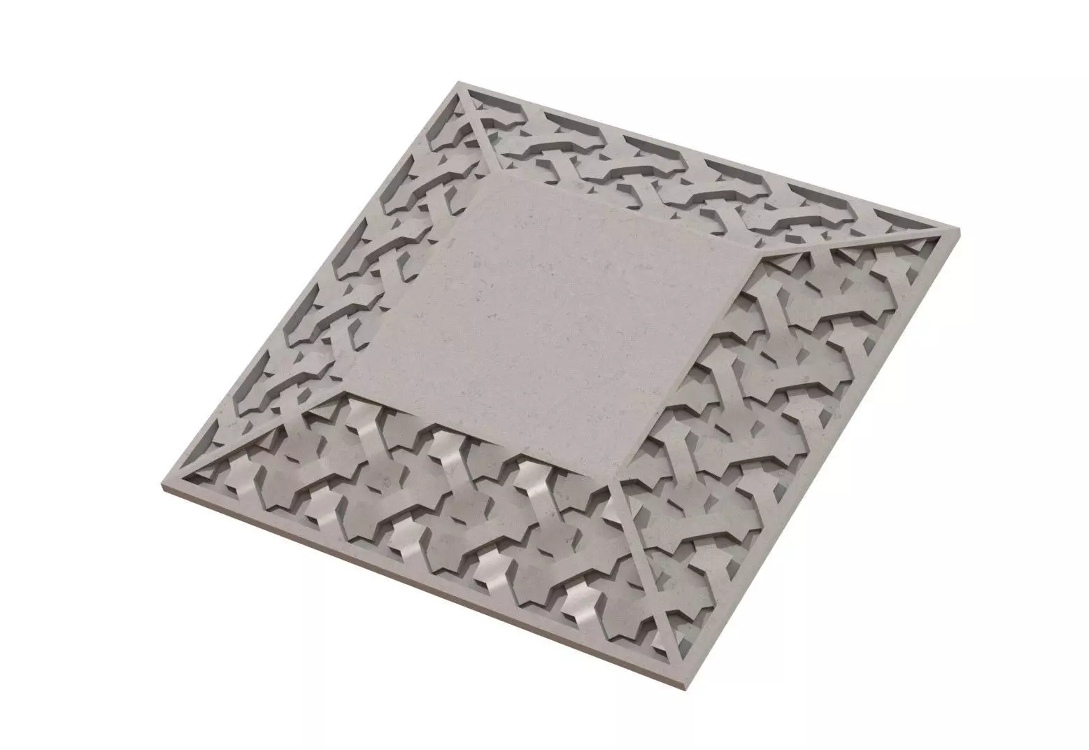 Arabesque moucharabieh panel 3D print model