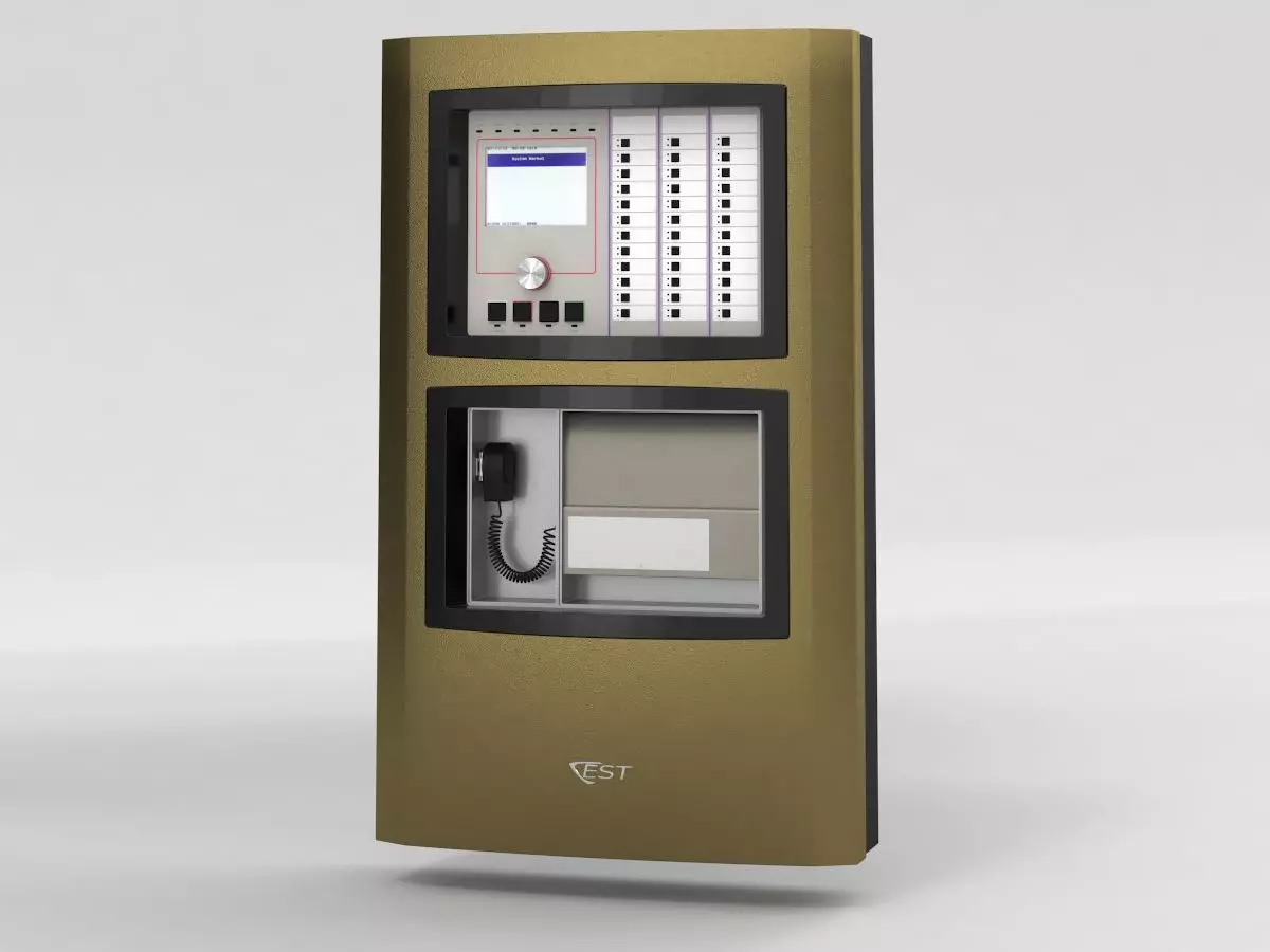 Est3x fire alarm panel 3D model | CGTrader
