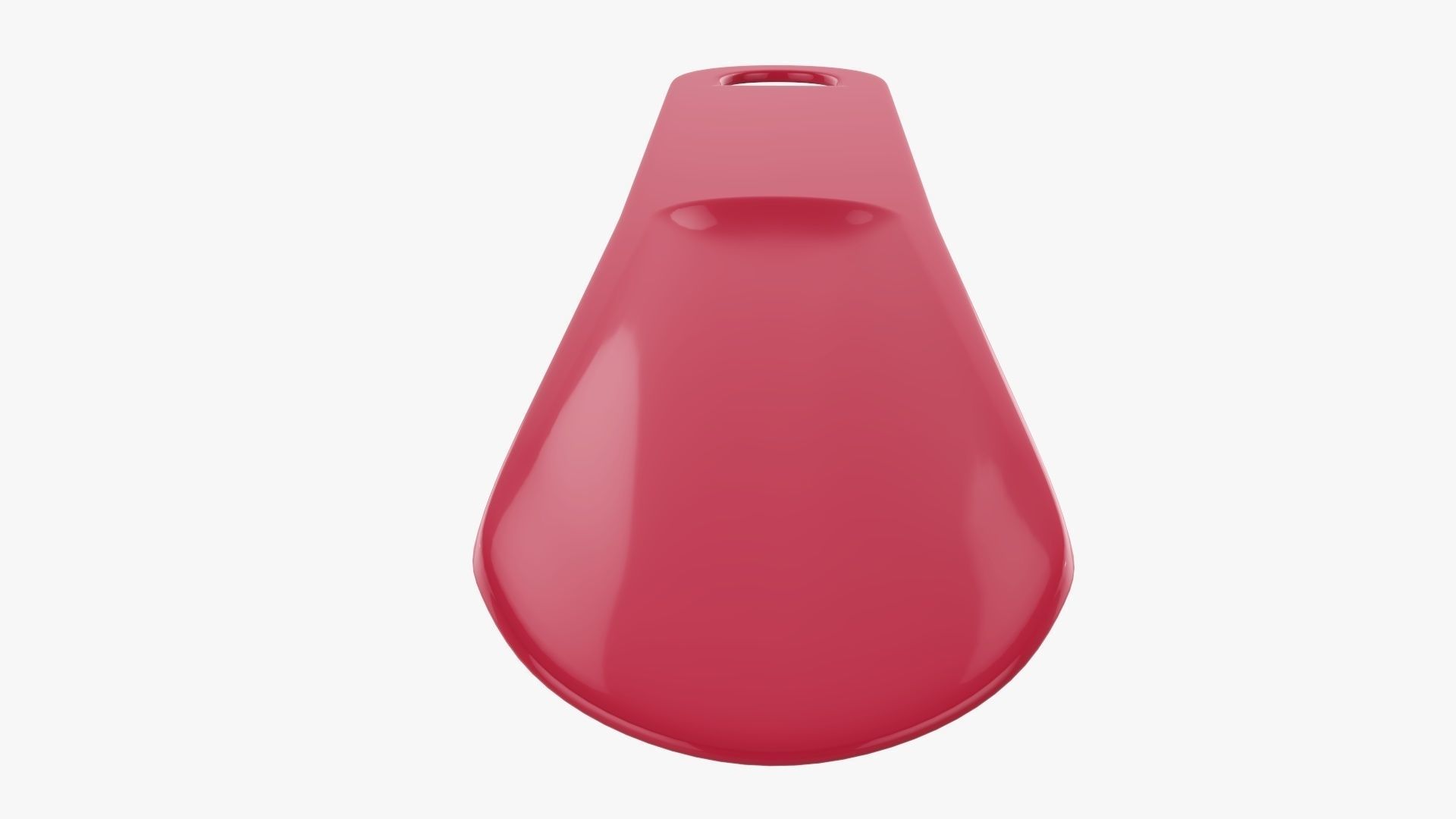 Shoehorn small plastic type 3 red 3D model_3