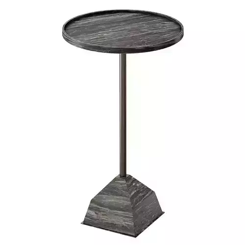 Prost Medium Marble Drink Table Crate and Barrel