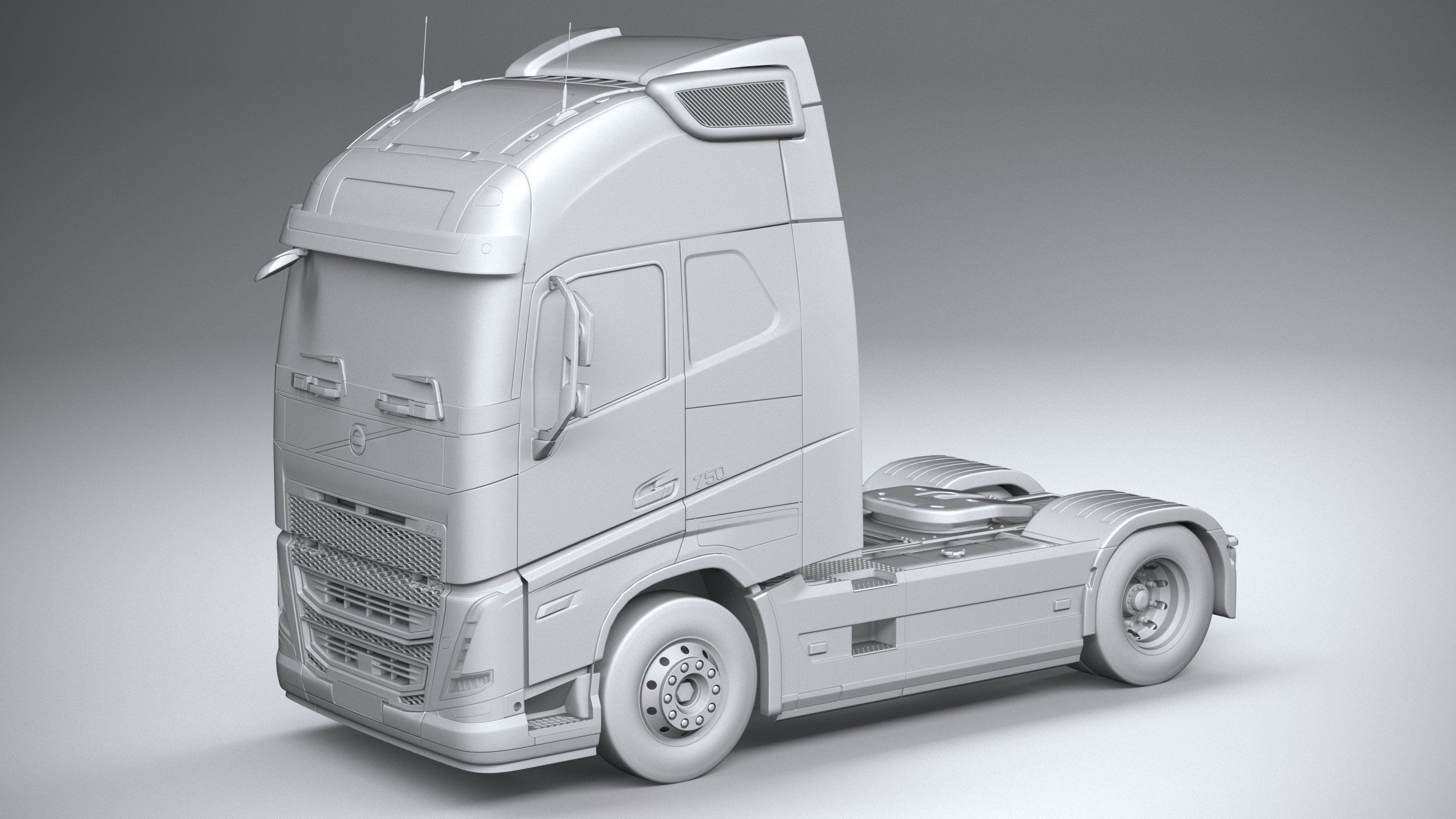 Volvo FH16 2020 3D model_24