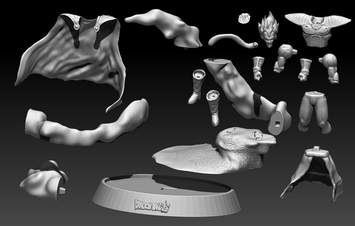 King Vegeta 3D print model_6