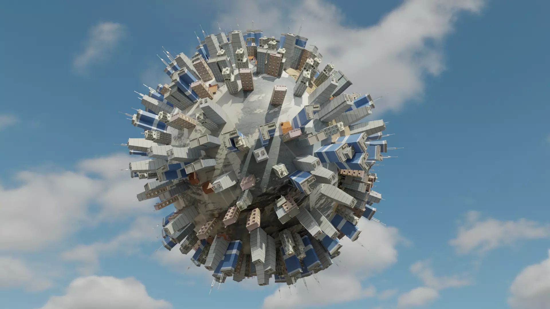 Building Pack Free low-poly 3D model
