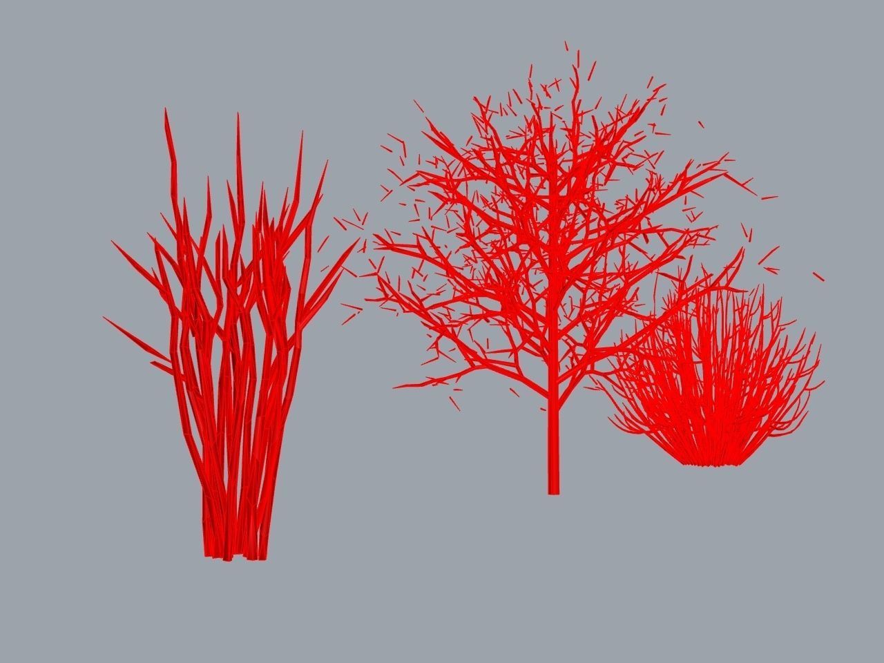 TREE PACK Low-poly 3D model_8