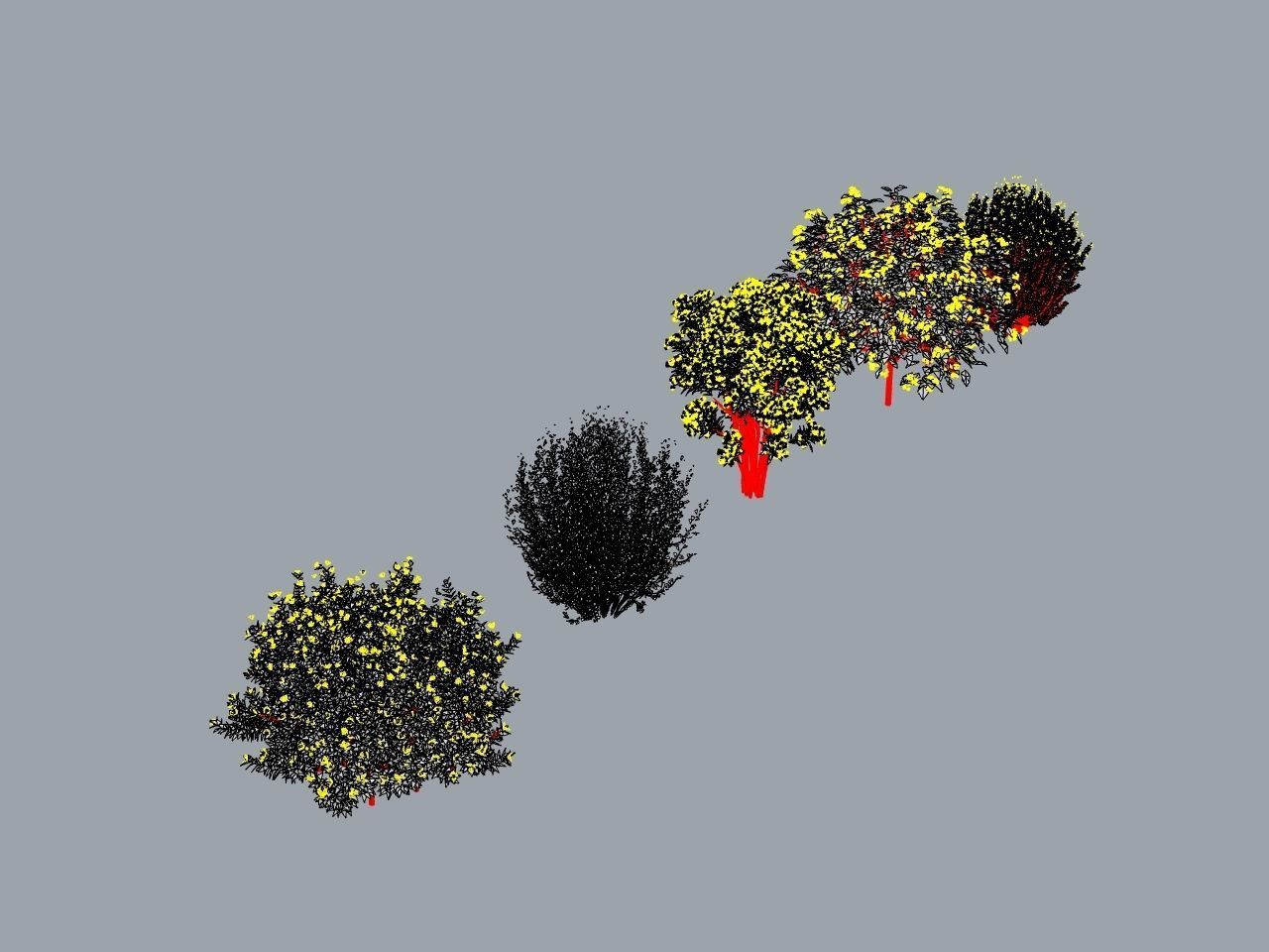 TREE PACK Low-poly 3D model_9