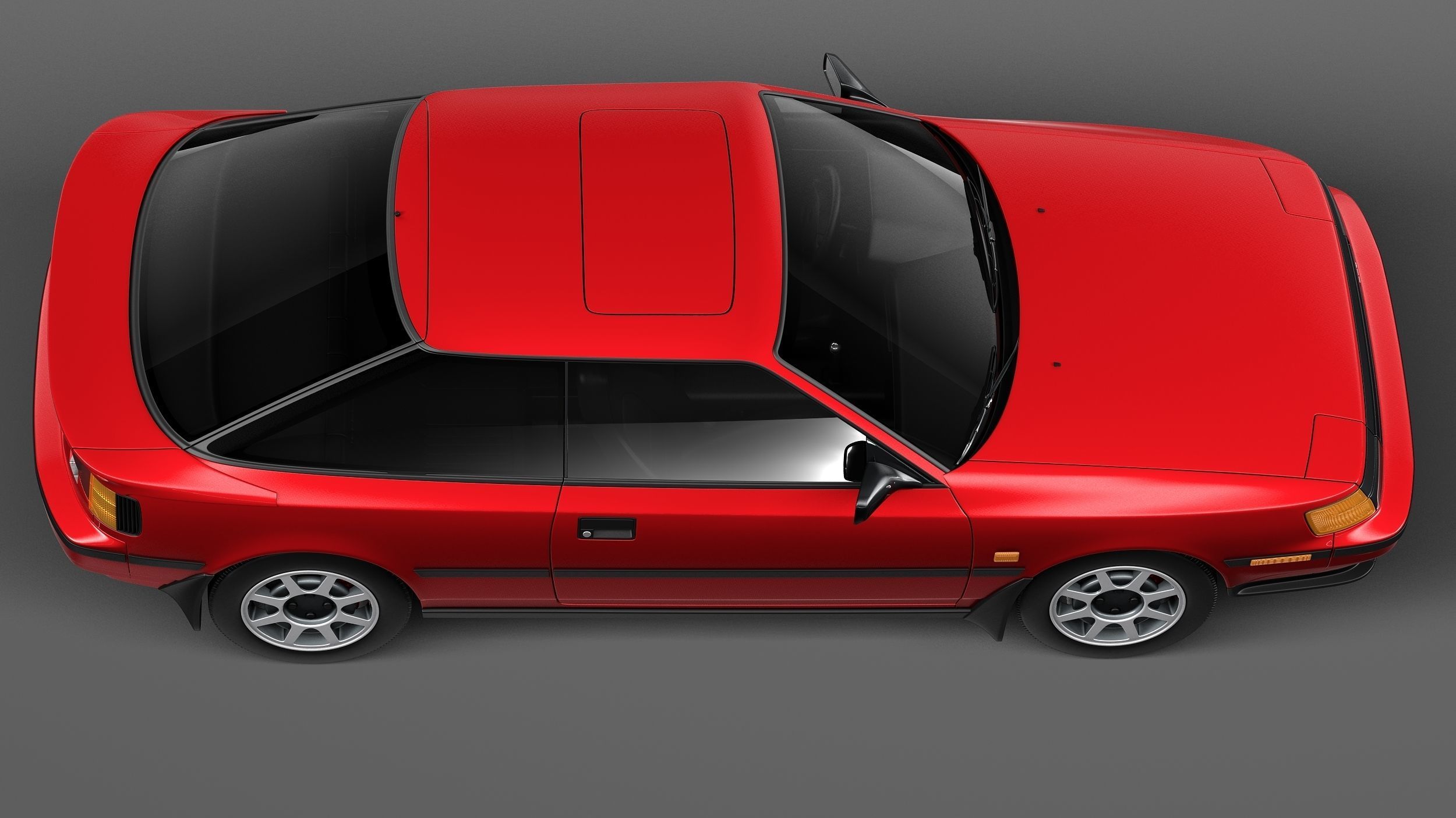 Toyota Celica 1985-1989 st-165 3D model_7