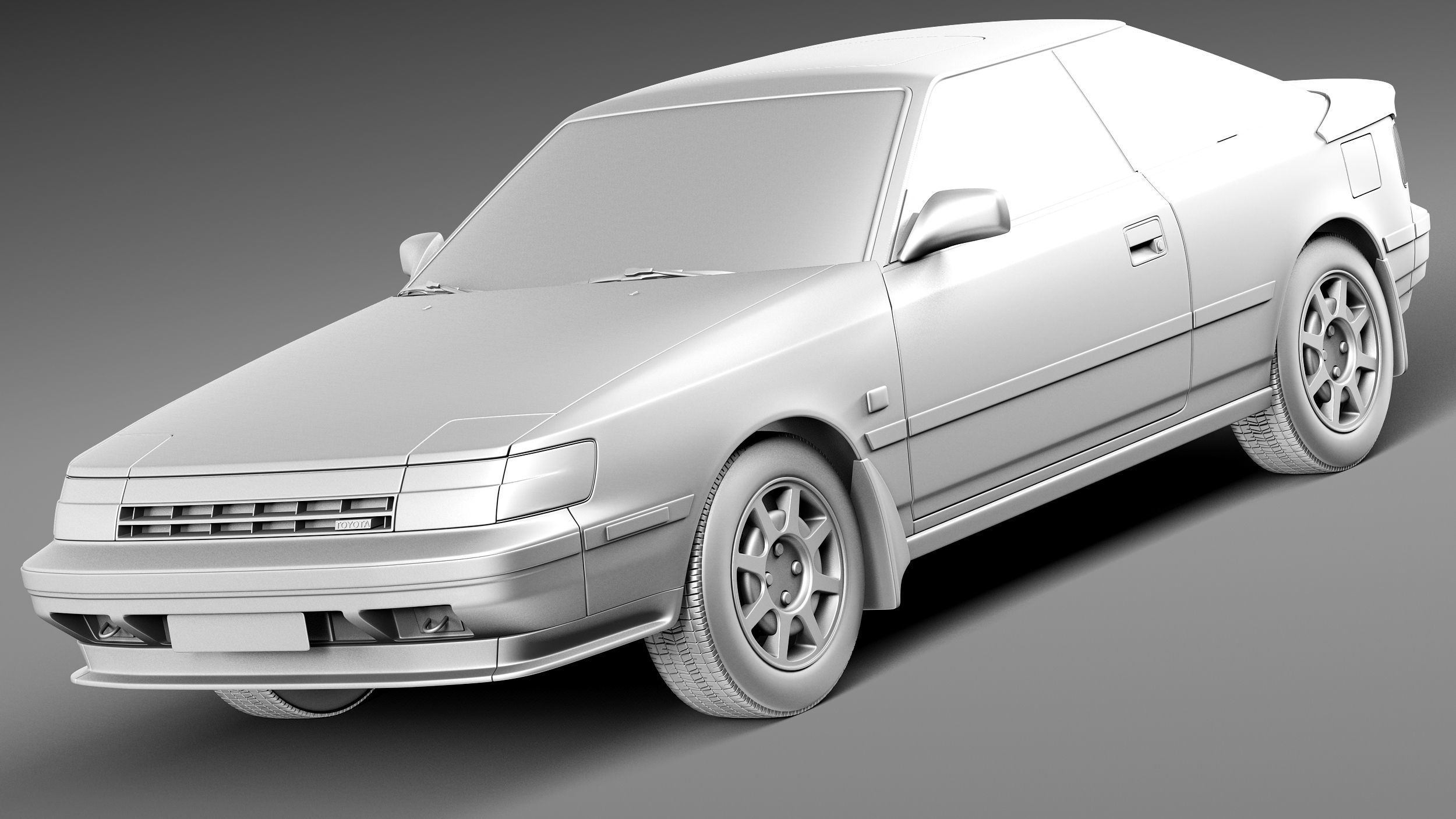 Toyota Celica 1985-1989 st-165 3D model_8