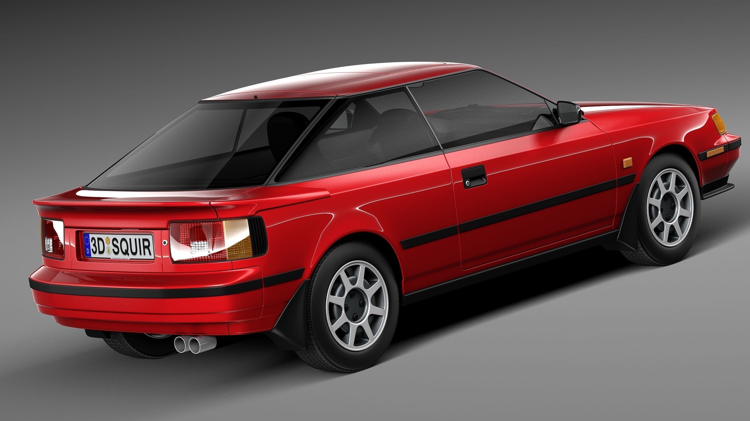 Toyota Celica 1985-1989 st-165 3D model_4