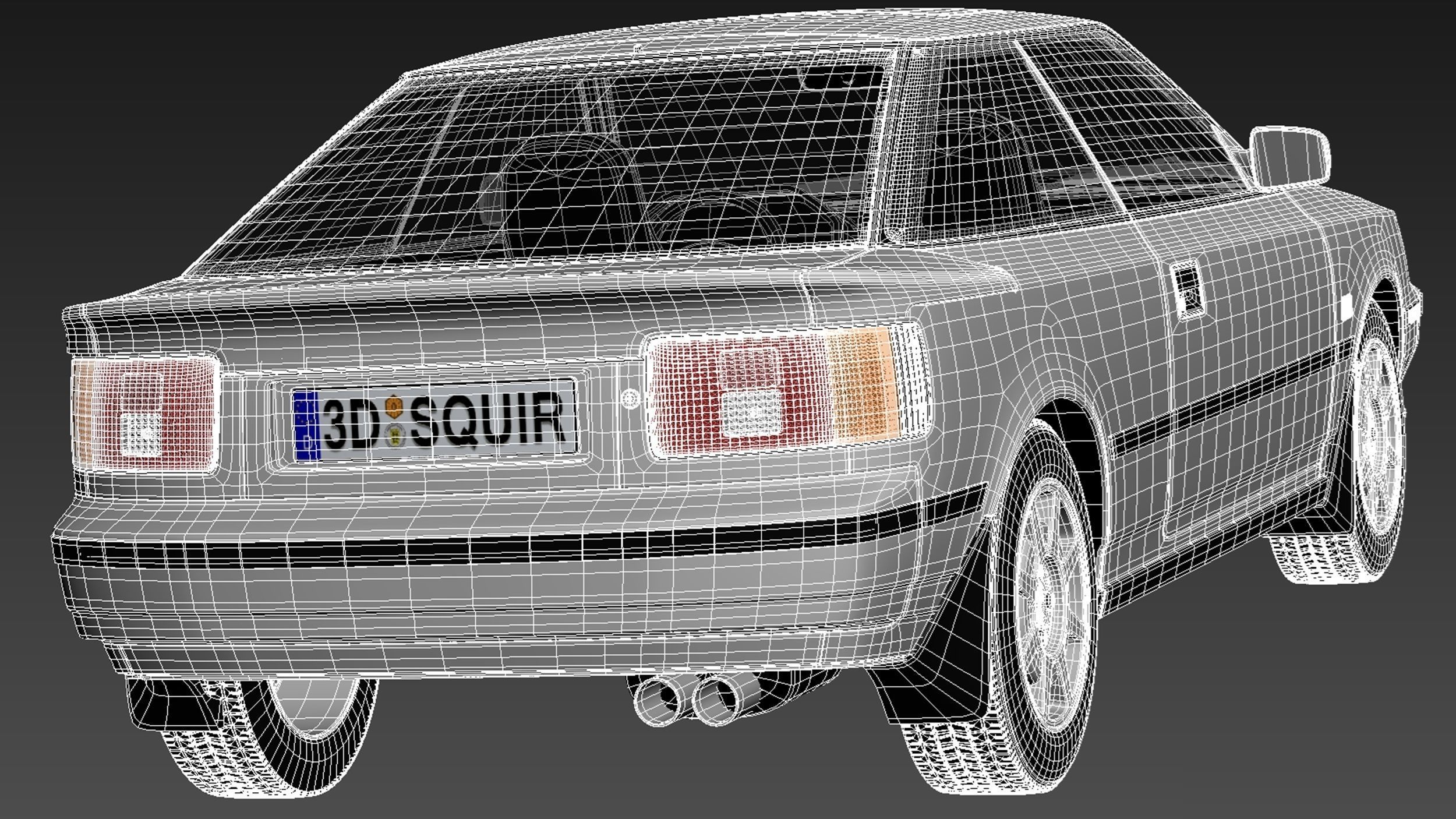 Toyota Celica 1985-1989 st-165 3D model_17