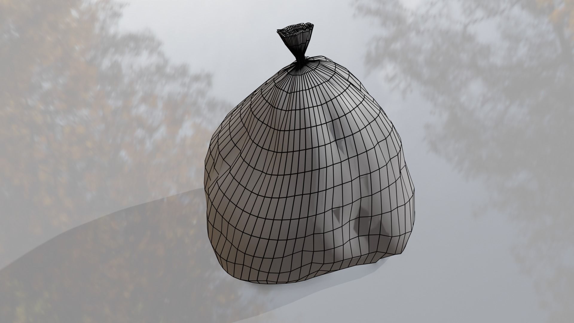Trash Bags  Low-poly 3D model_26