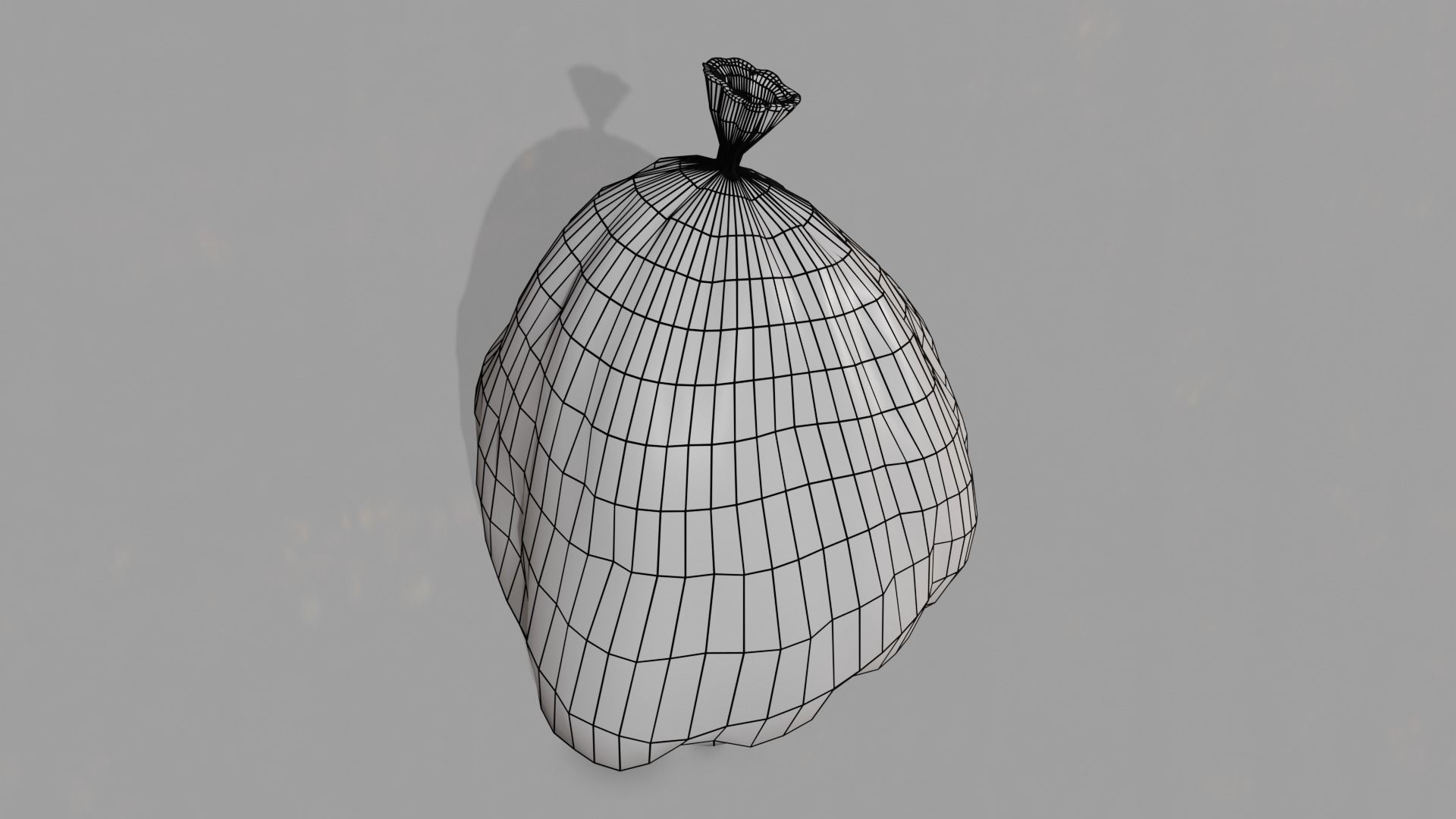 Trash Bags  Low-poly 3D model_25