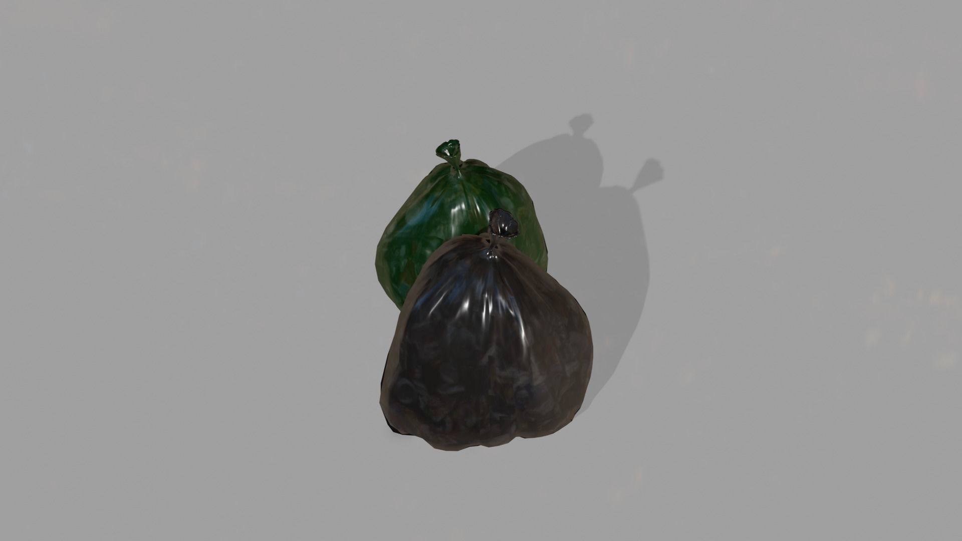 Trash Bags  Low-poly 3D model_7