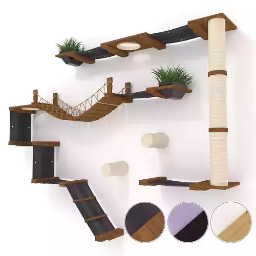 Cat furniture game complex CatastrophiCreations set 2