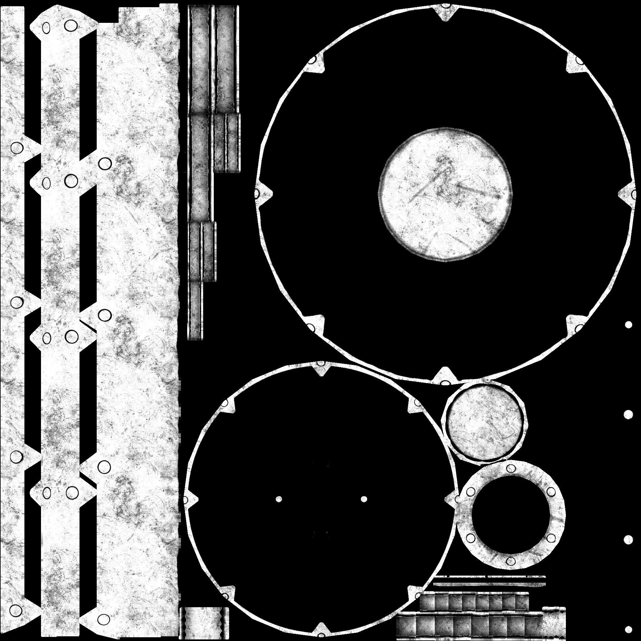 Viking Shield Low-poly 3D model_14