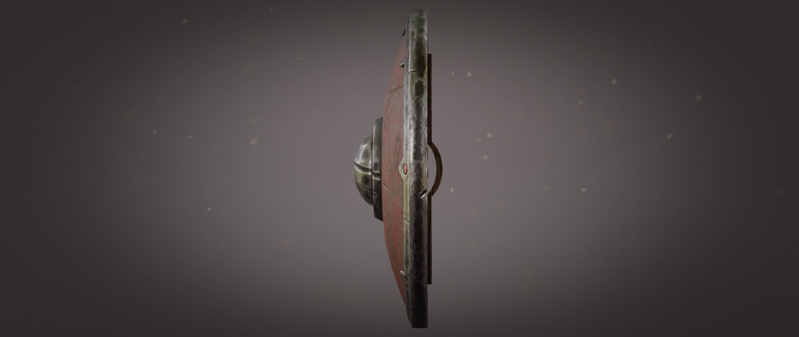 Viking Shield Low-poly 3D model_3