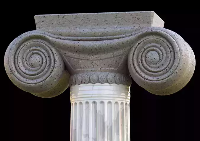 corint column 3D model